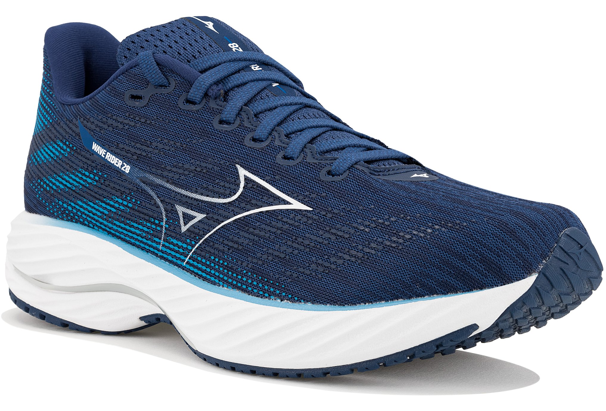 Mizuno Wave Rider 28 ブルー Women's Mizuno Wave Rider 28 – Commonwealth Running Co.