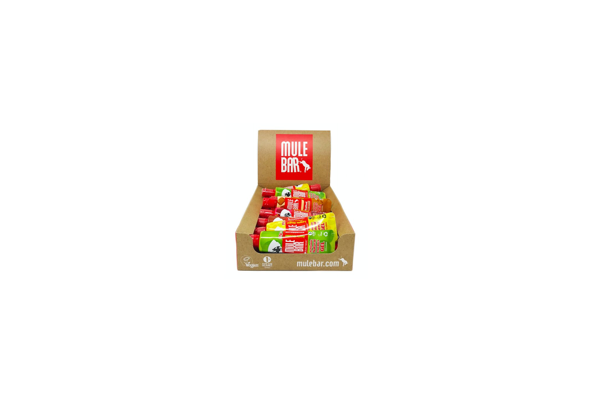 Mulebar Pack Gels énergétiques Multi-Parfums Diététique Packs