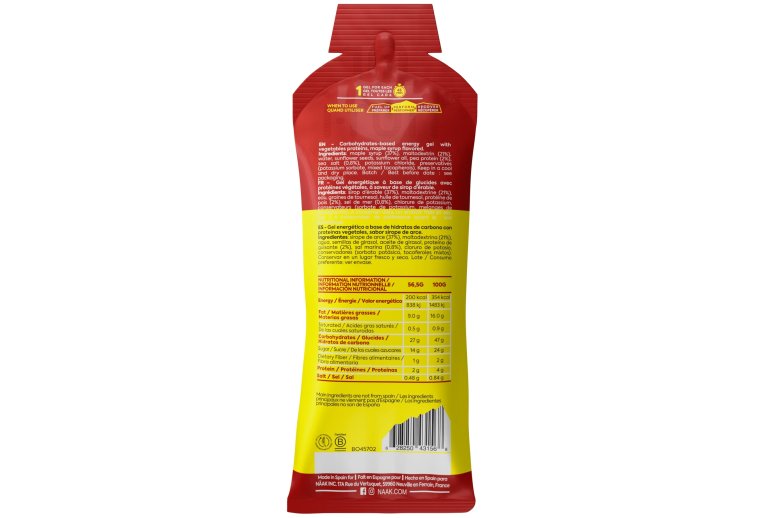 Naak Gel Ultra Energy - sirop d'?rable sal