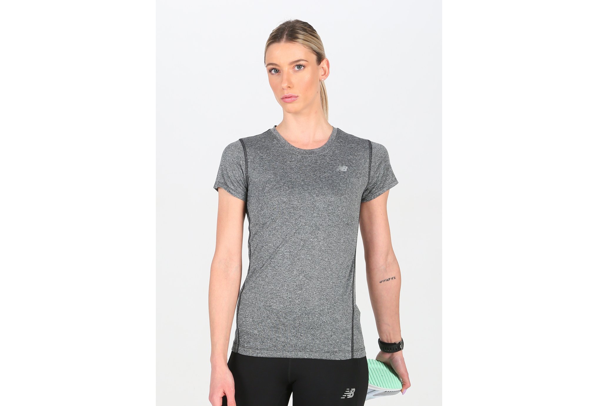 New Balance Heathered W Diététique Vêtements femme