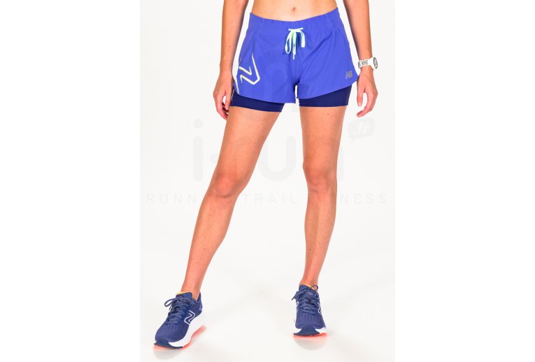 New Balance pantal�n corto Impact 2 en 1