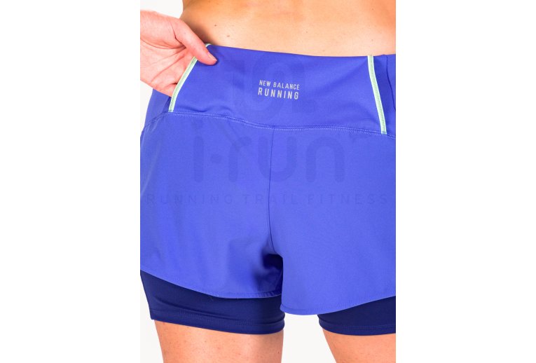 New Balance pantal�n corto Impact 2 en 1