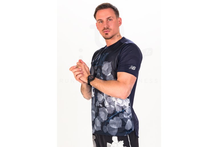 New Balance camiseta manga corta Impact Run London Edition