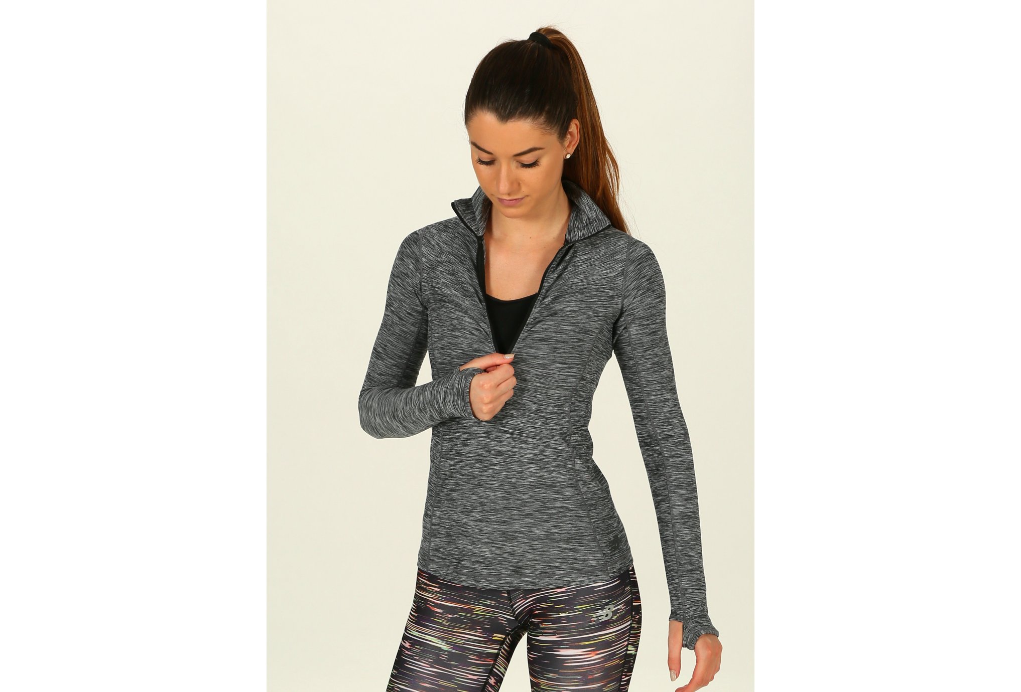 New Balance In Transit Half Zip W Diététique Vêtements femme