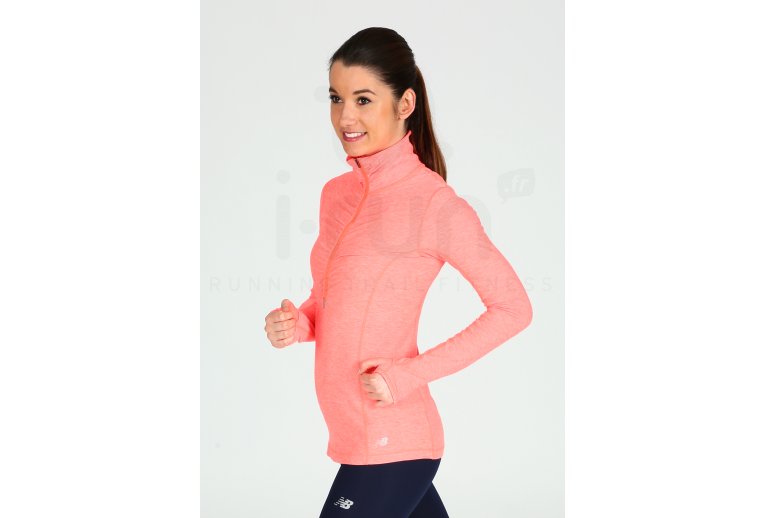 New Balance Maillot Impact con cremallera