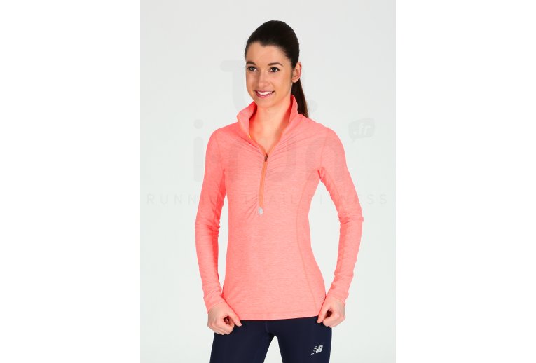 New Balance Maillot Impact con cremallera