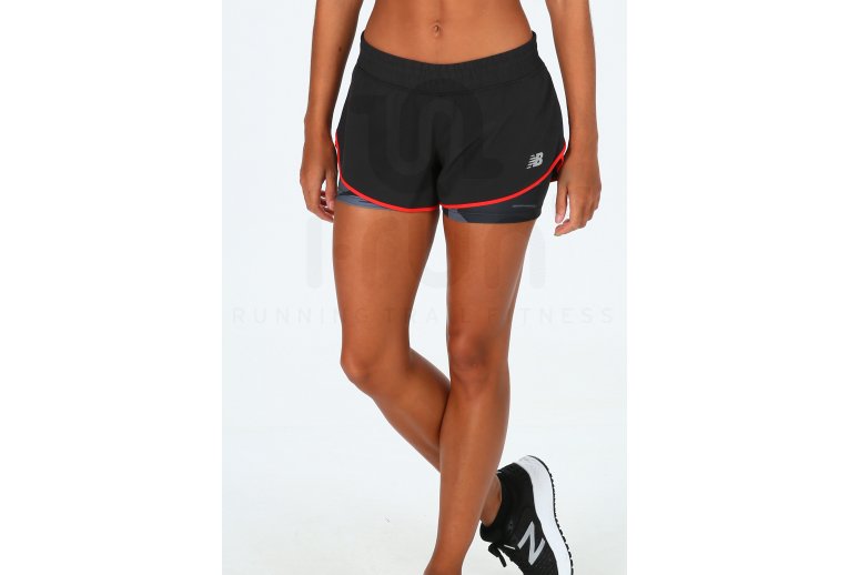 New Balance Pantal�n corto Printed Impact 2 en 1