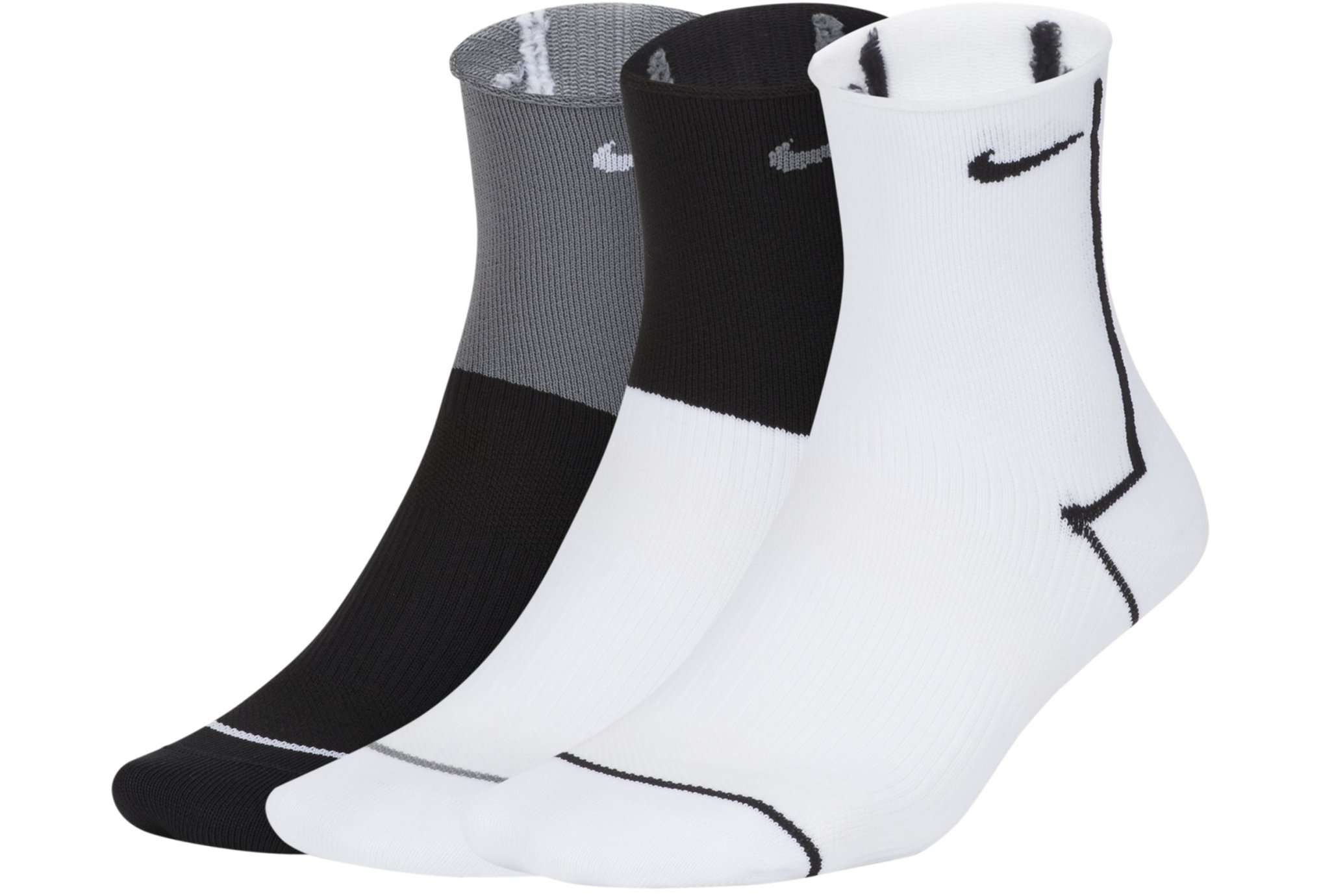 Nike 3 paires Everyday Plus Lightweight Ankle W Chaussettes
