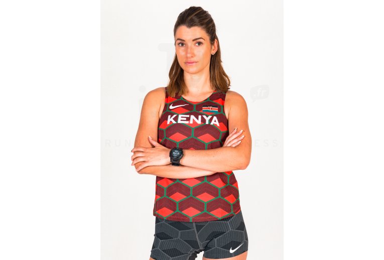 Metro Elevado Marcha atrás Nike camiseta de tirantes AeroSwift Team Kenya en promoción | Mujer Ropa  Camisetas de tirantes Nike