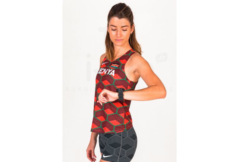 Nike camiseta de tirantes AeroSwift Team Kenya