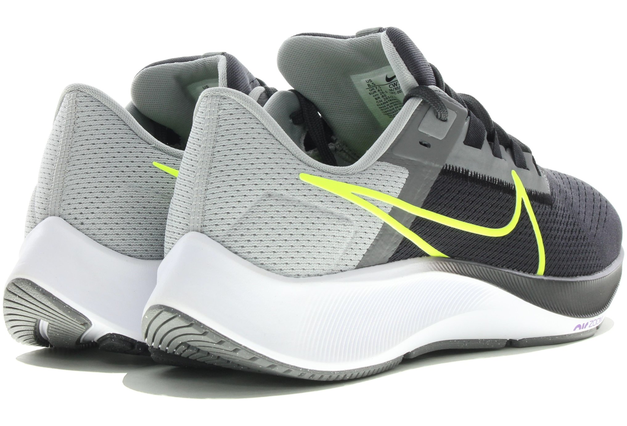 Nike Air Zoom Pegasus 38 M homme Noir pas cher