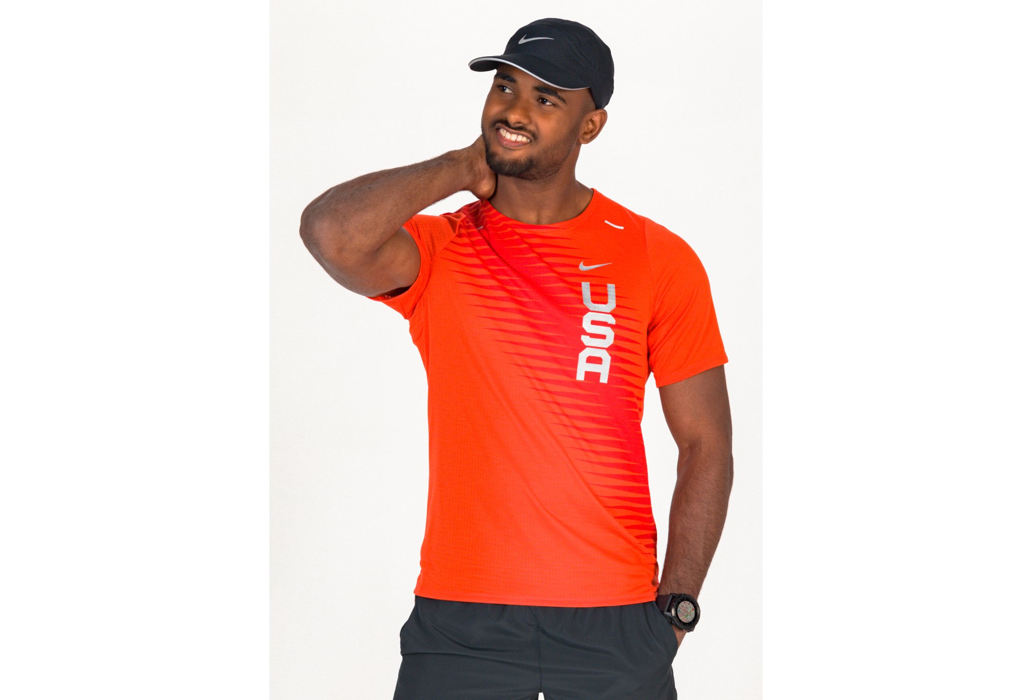 Nike Breathe Rise 365 Team USA M vêtement running homme