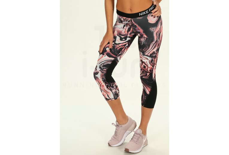 Nike Mallas 3/4 Coral Print