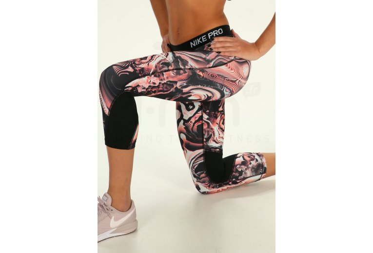 Nike Mallas 3/4 Coral Print