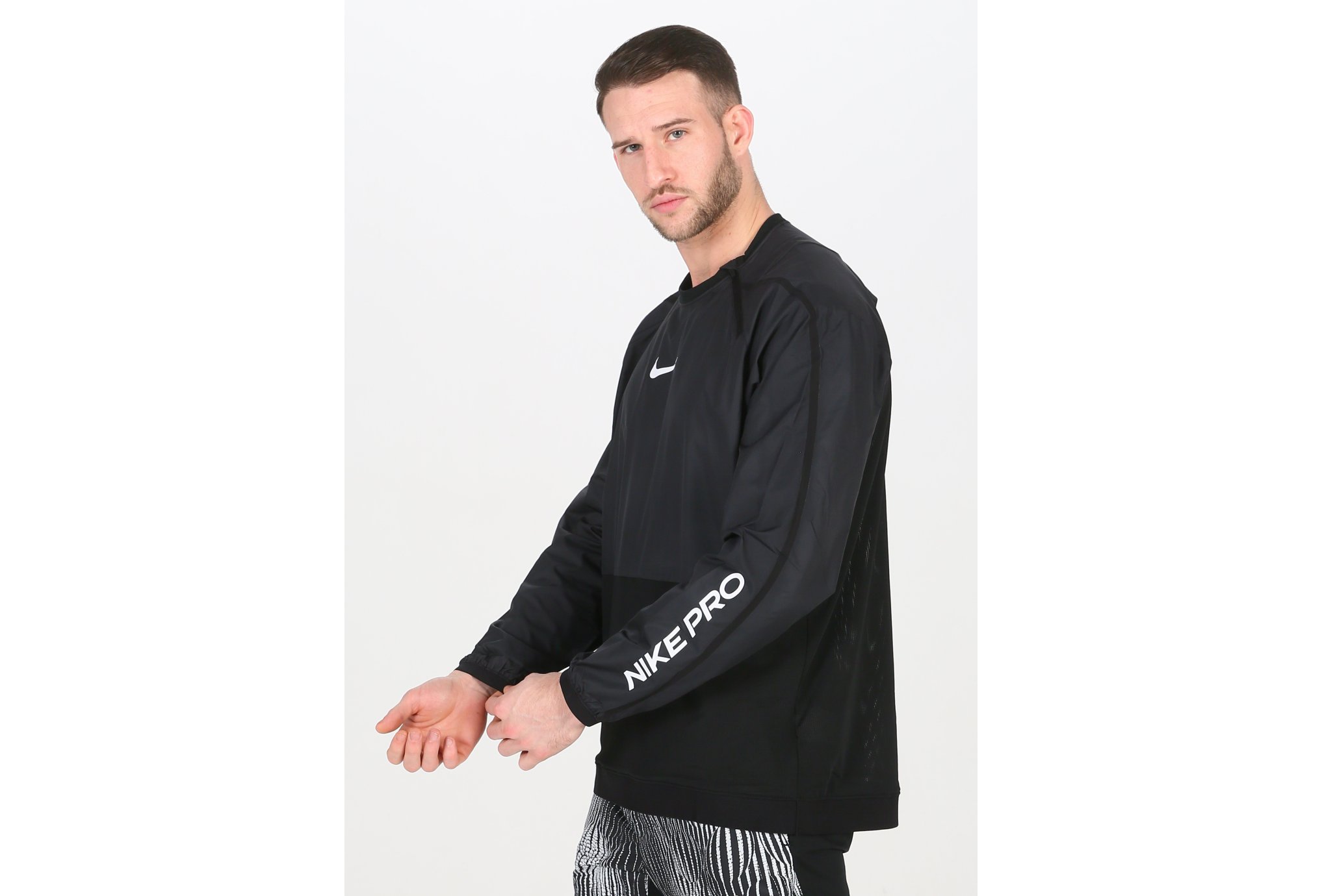 camiseta nike pro manga larga