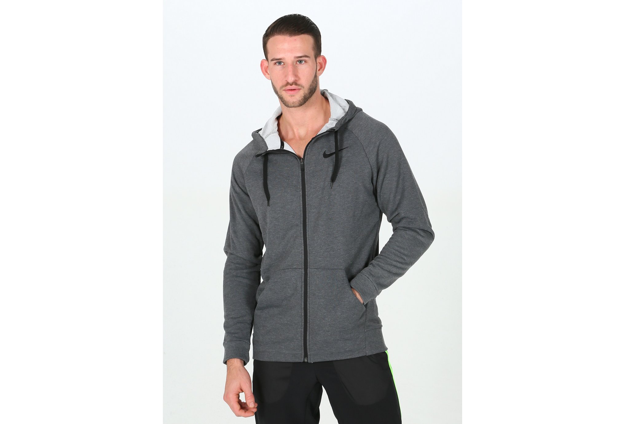 Nike Dry Hoodie FZ Fleece M vêtement running homme