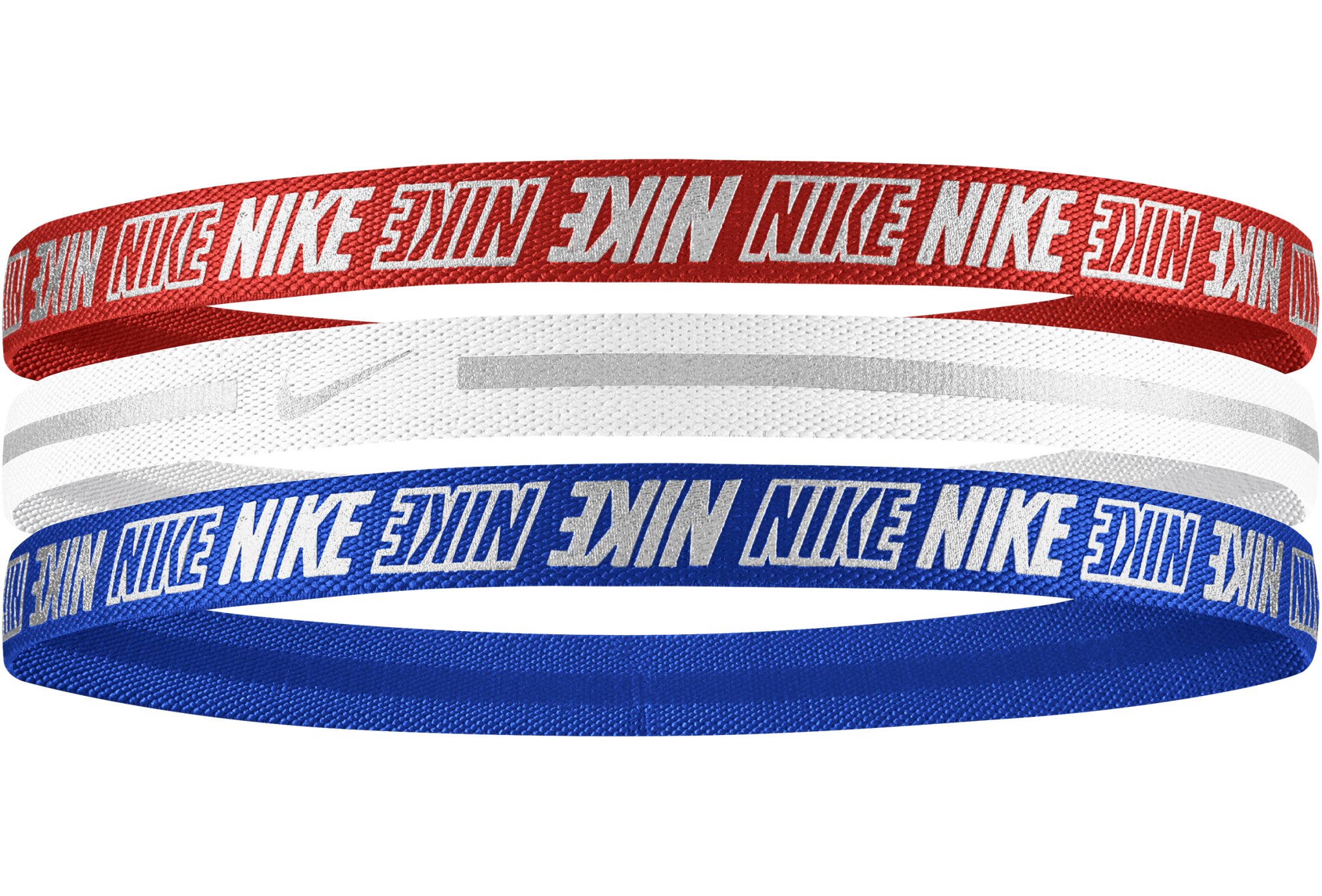 Nike Elastiques Hairband Metallic 2.0 x3 Casquettes / bandeaux