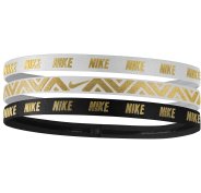 Nike Elastiques Hairband Metallic x3