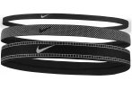 Nike Elastikhaarbnder Headbands Reflective x3