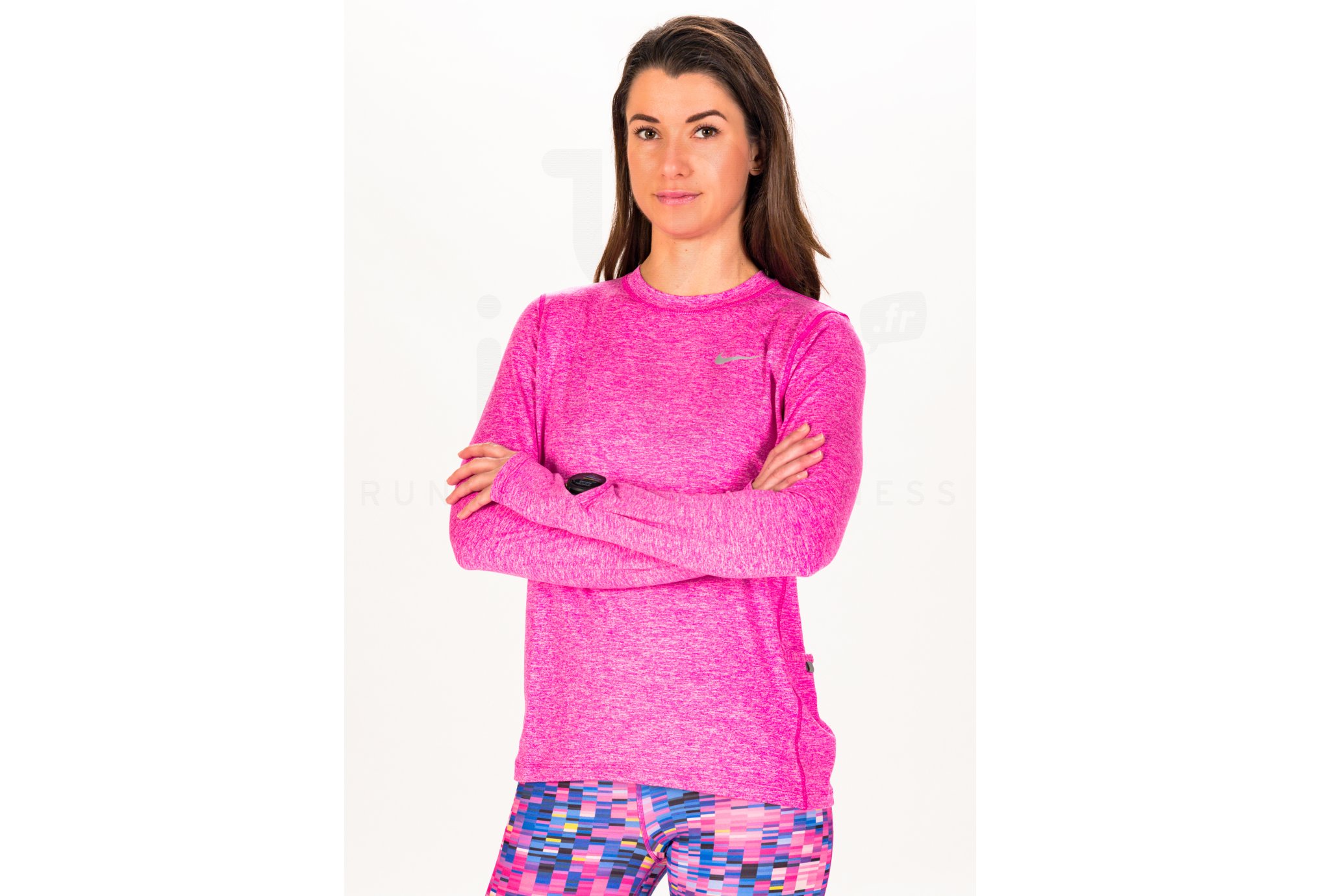 nike element crew long sleeve top