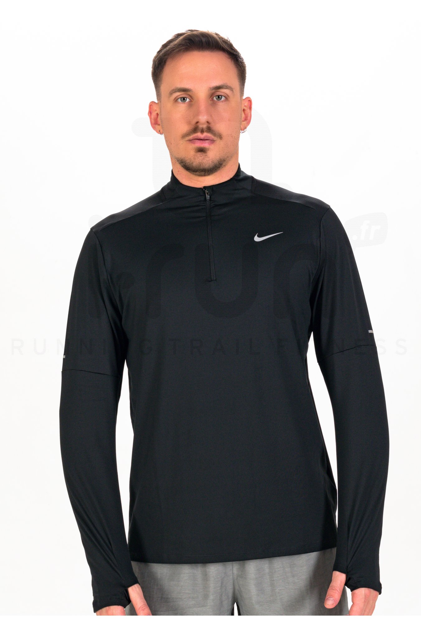 Haut de fitness chaud à col montant et manches longues Nike Pro Dri-FIT  pour homme