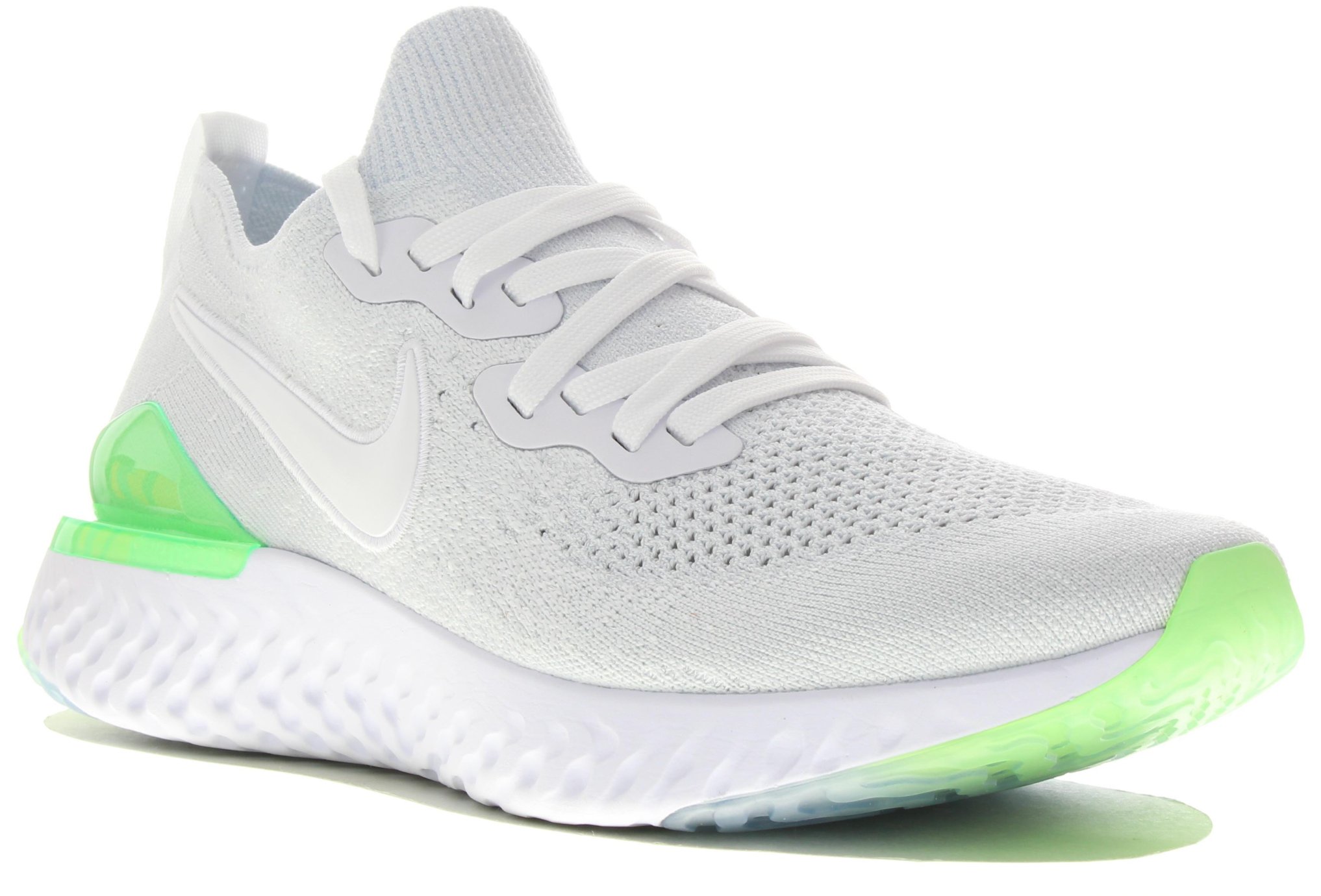 nike epic react flyknit blanche