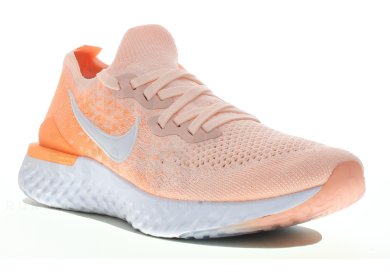 nike epic react flyknit femme orange