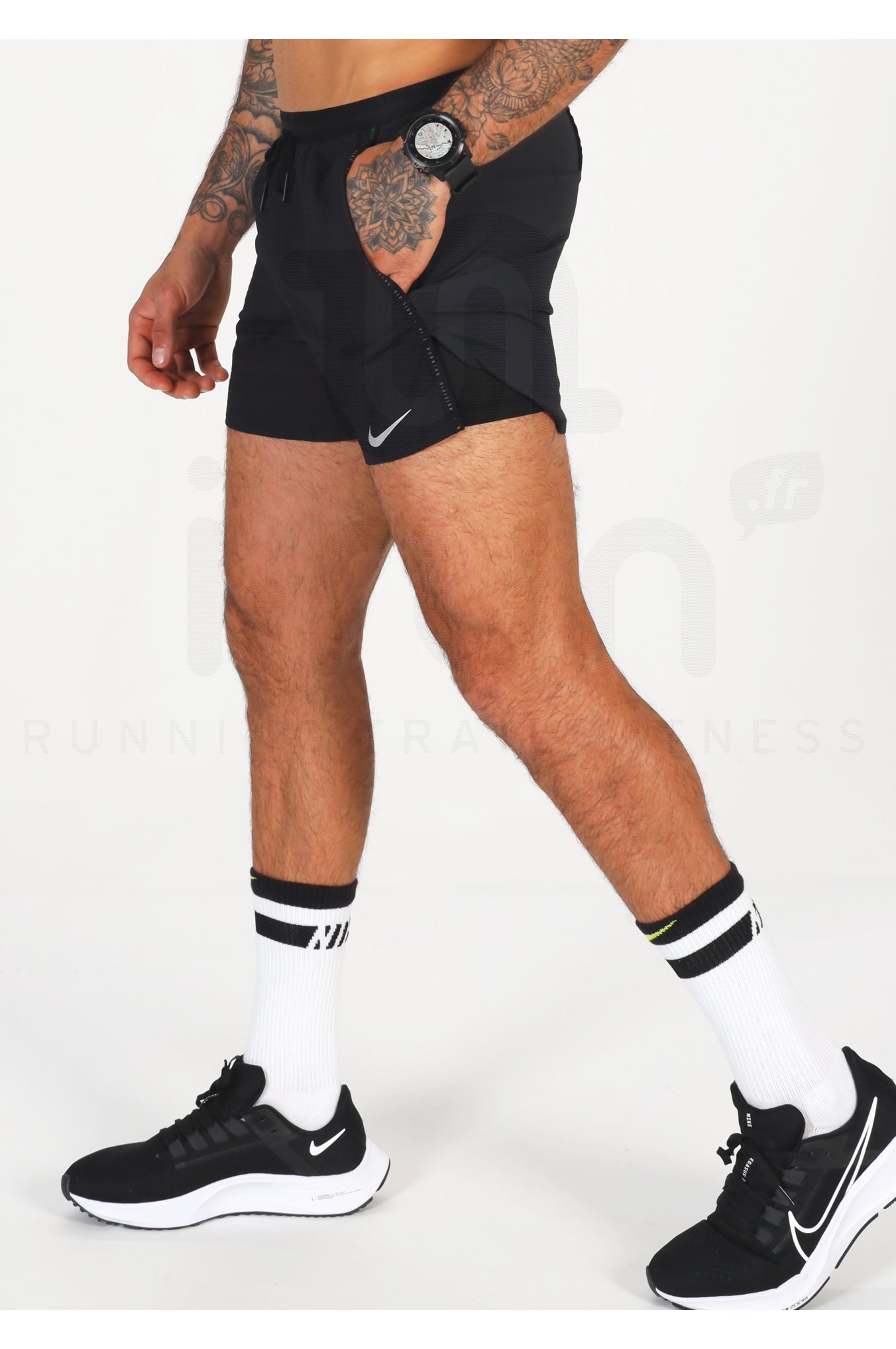 Nike Flex Stride Run Division 2 en 1 M homme Noir pas cher