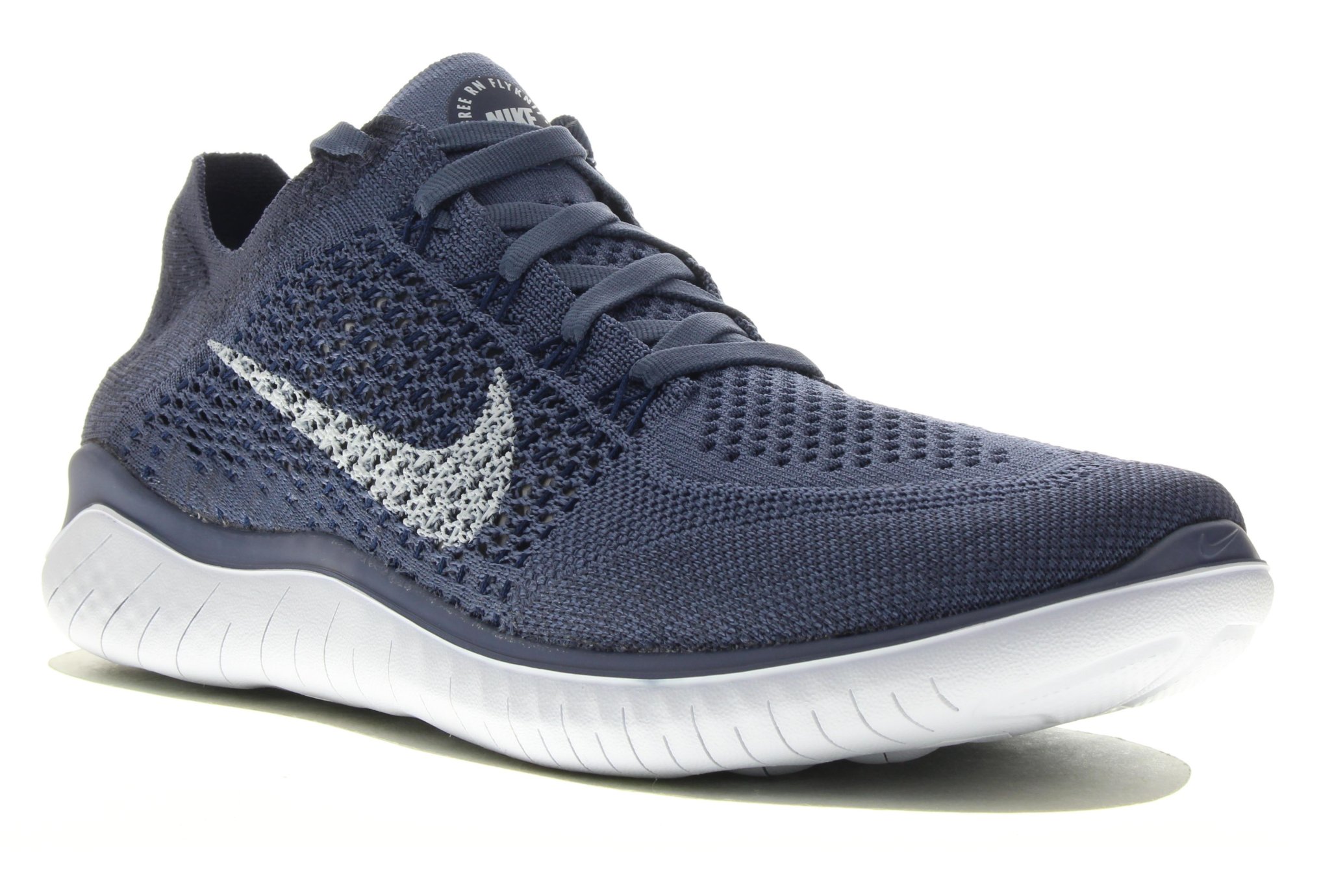 Nike Free RN Flyknit 2018 en promocion Hombre Zapatillas Asfalto Nike