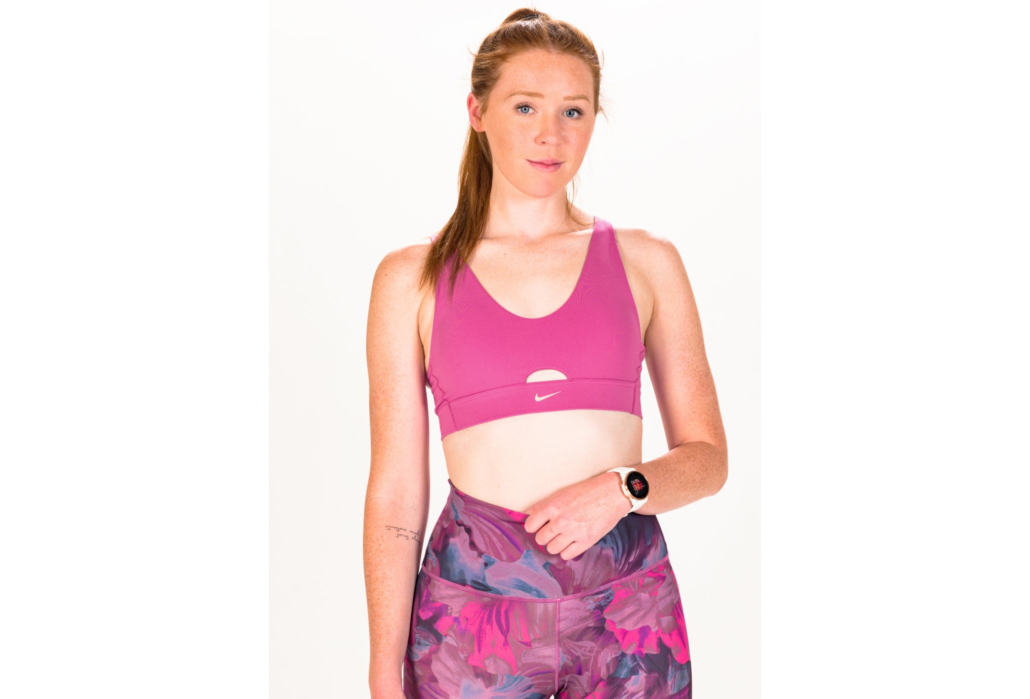 Nike Indy Plunge Cutout Rose