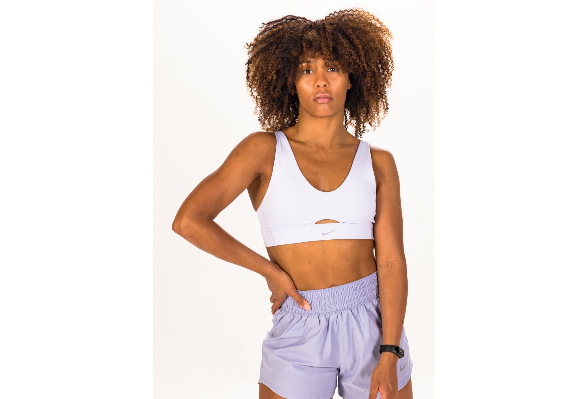 Nike Indy Plunge Cutout Violet