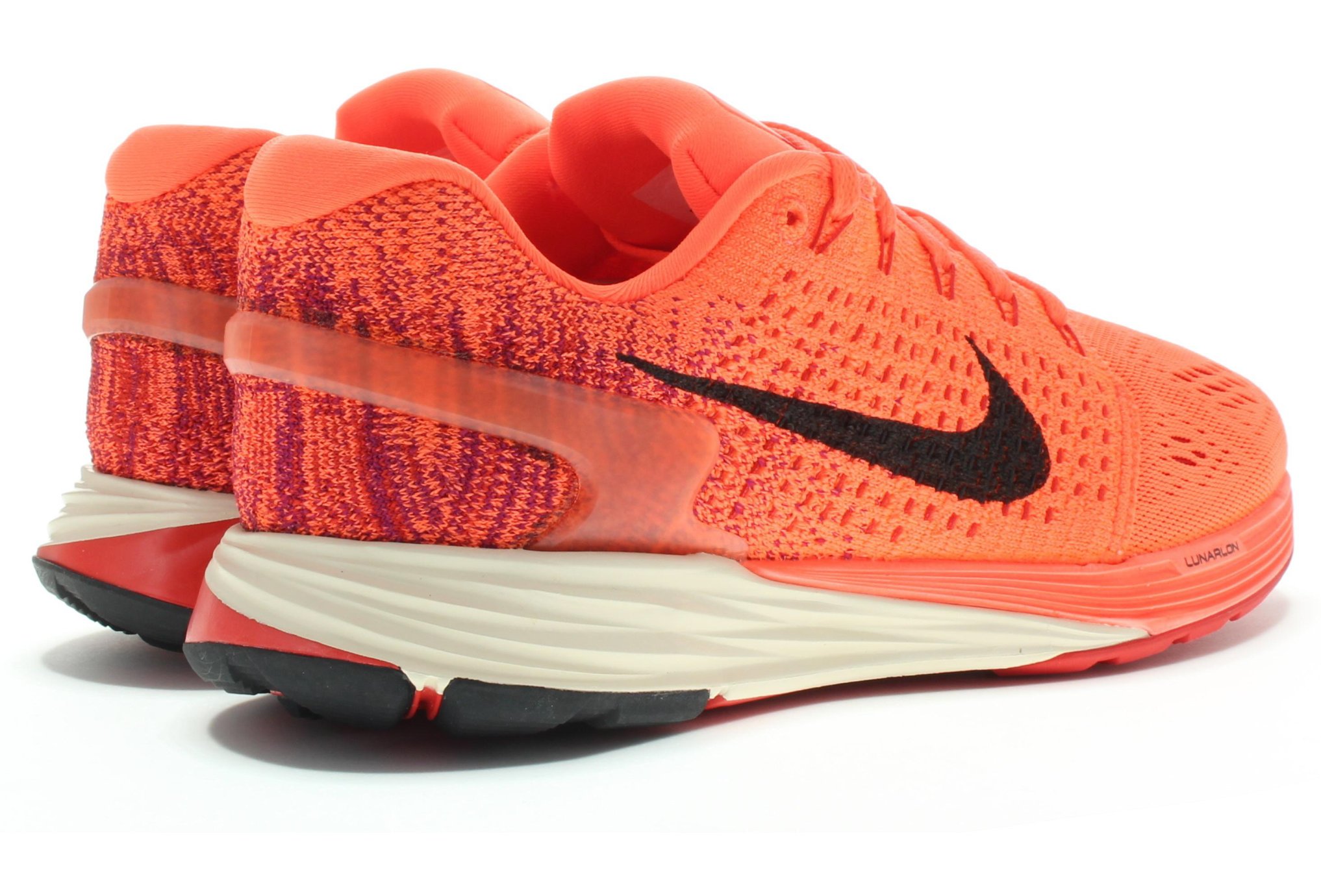 nike lunarglide orange