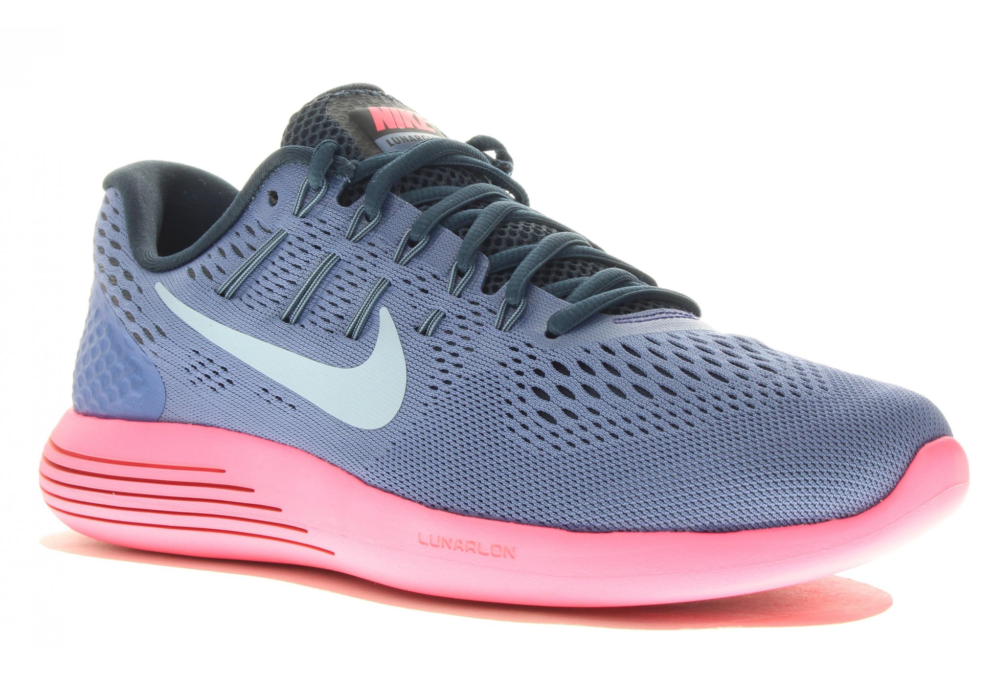 Nike Lunarglide 8 - Seconde main Chaussures running femme - Rose - 40.5