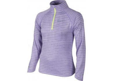 Nike Maillot Element 1/2 zip Fille 