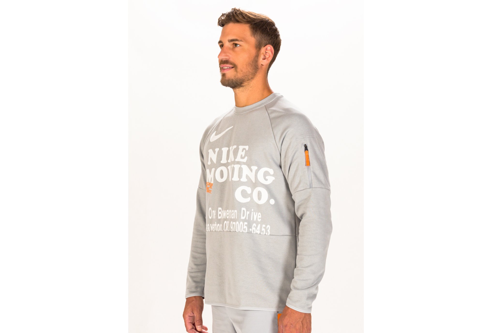 camiseta manga larga running hombre nike