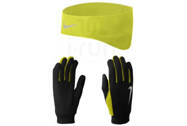 Nike Pack Cinta de pelo + Guantes Dri-Fit