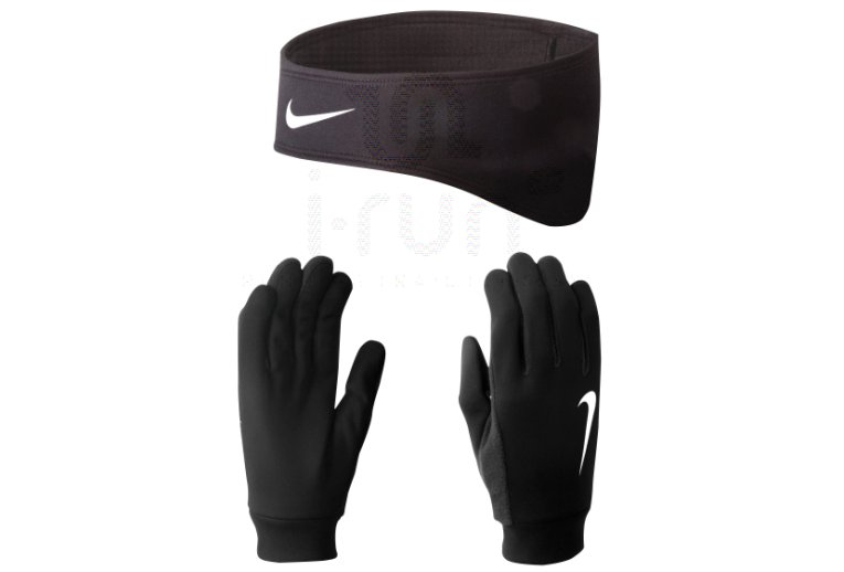 Nike Pack Cinta de pelo + Guantes Dri-Fit