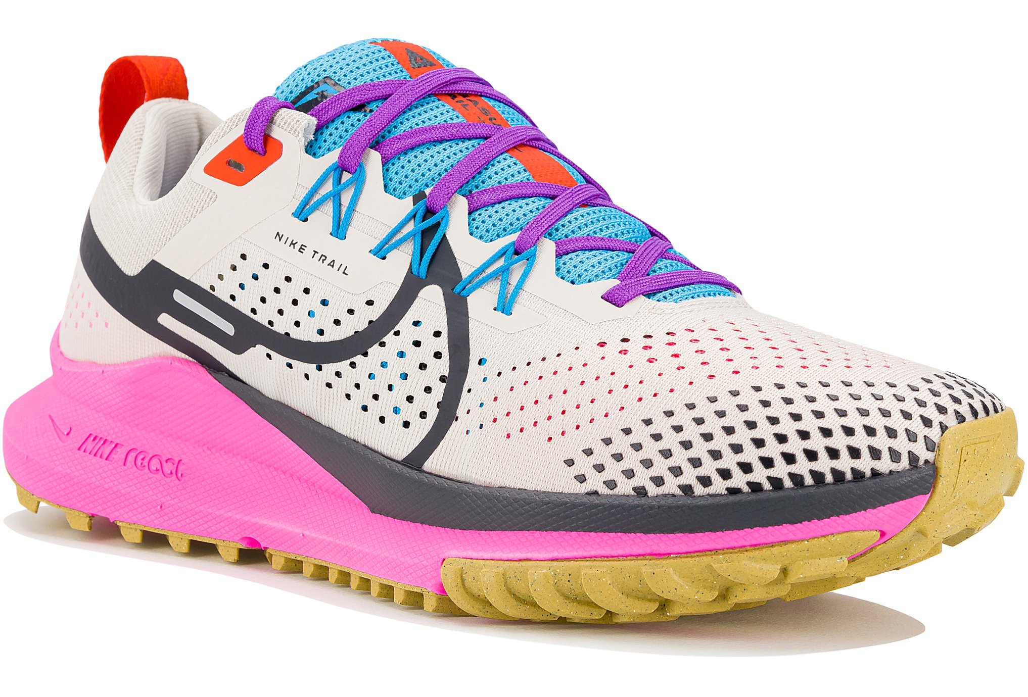 nike air running zoom pegasus 36 trail trainers in pink