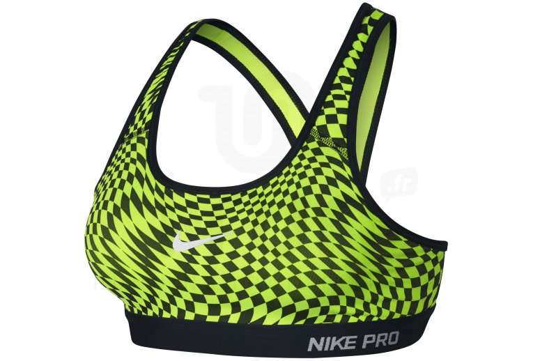 Nike Sujetador Nike Pro Classic Padded Wrap Check