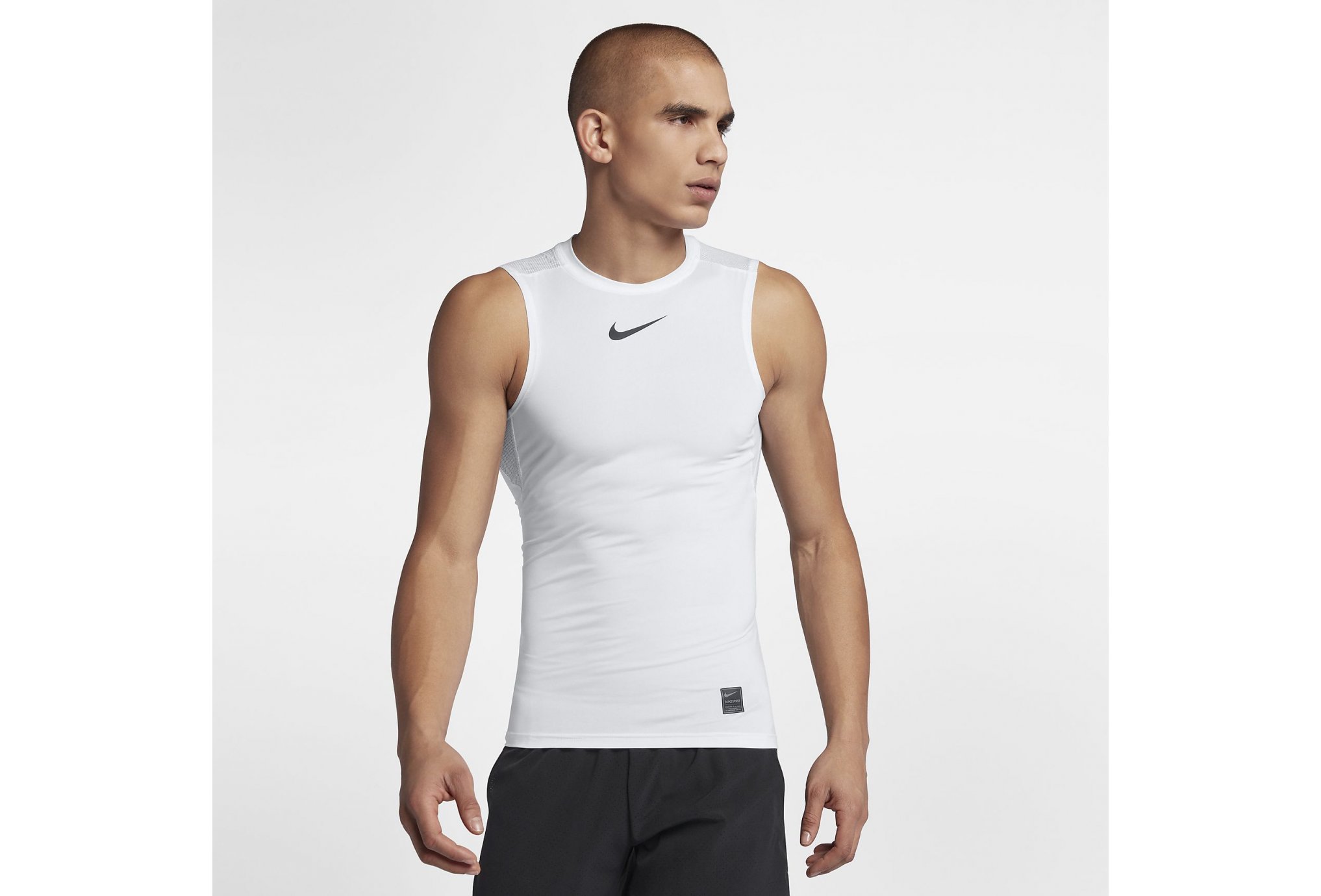 Nike pro мужские. Майка Nike Dri-Fit Compression i. Nike Pro Sleeveless. Nike Pro Dri-Fit White. Nike Pro Training-белый.