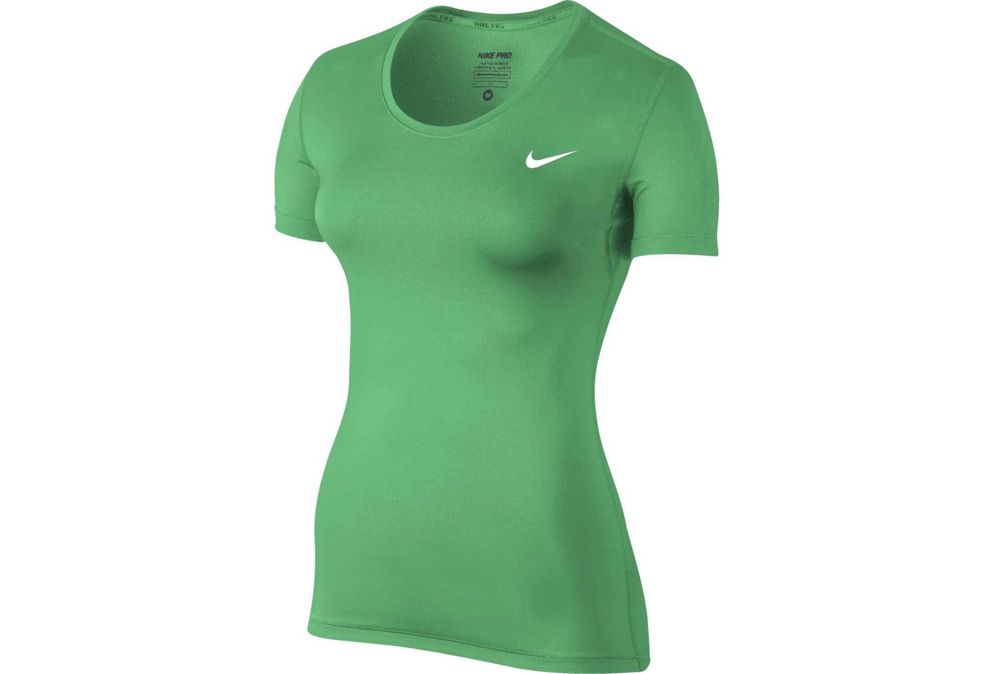 Nike Pro Teeshirt Cool W femme Vert pas cher
