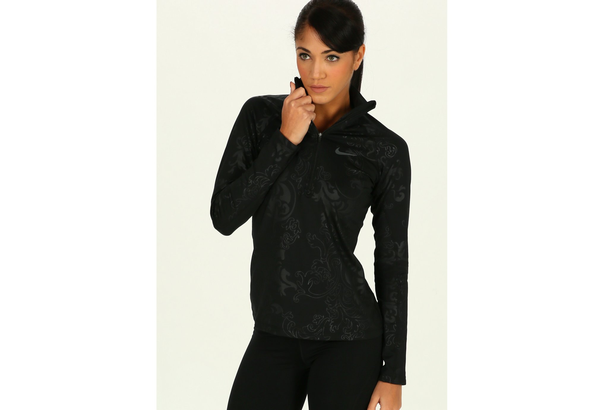 Nike Pro Warm Royal Printed W vêtement running femme