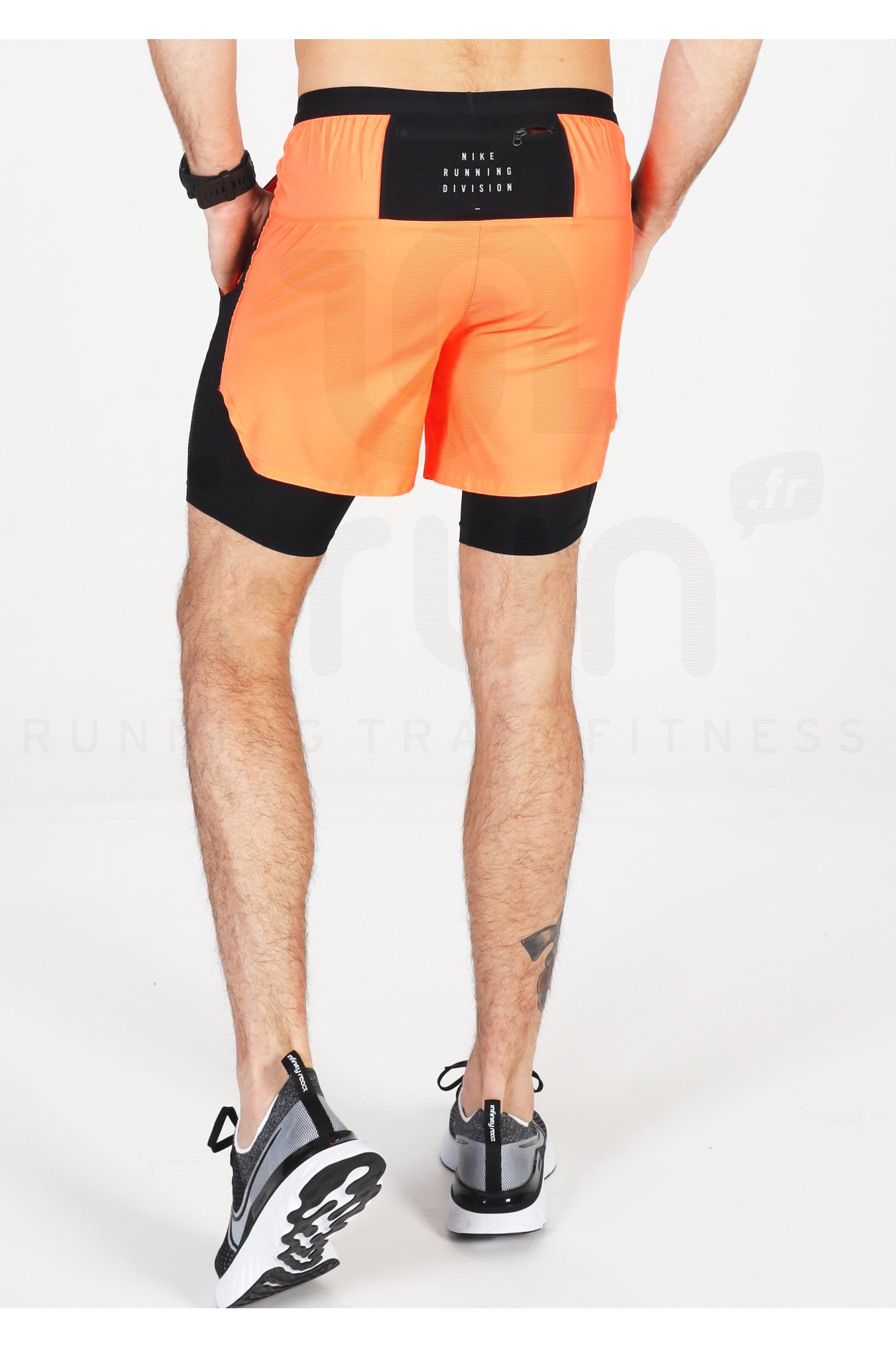 nike flex stride orange