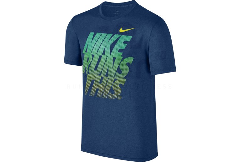 Nike Camiseta manga corta Run this logo Top