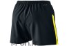 Nike Short running Dri-Fit Noir jaune 