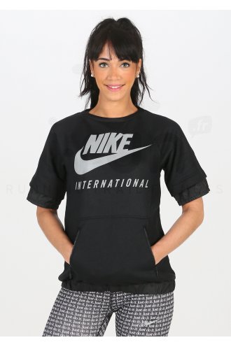 Contador Secreto paciente Nike Sweat International W femme Noir pas cher