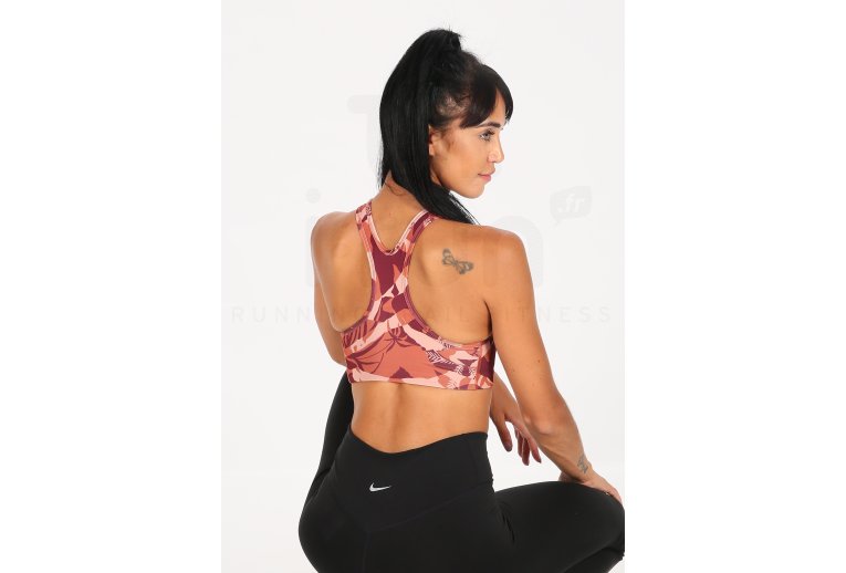 Nike Sujetador deportivo Swoosh Floral Camo