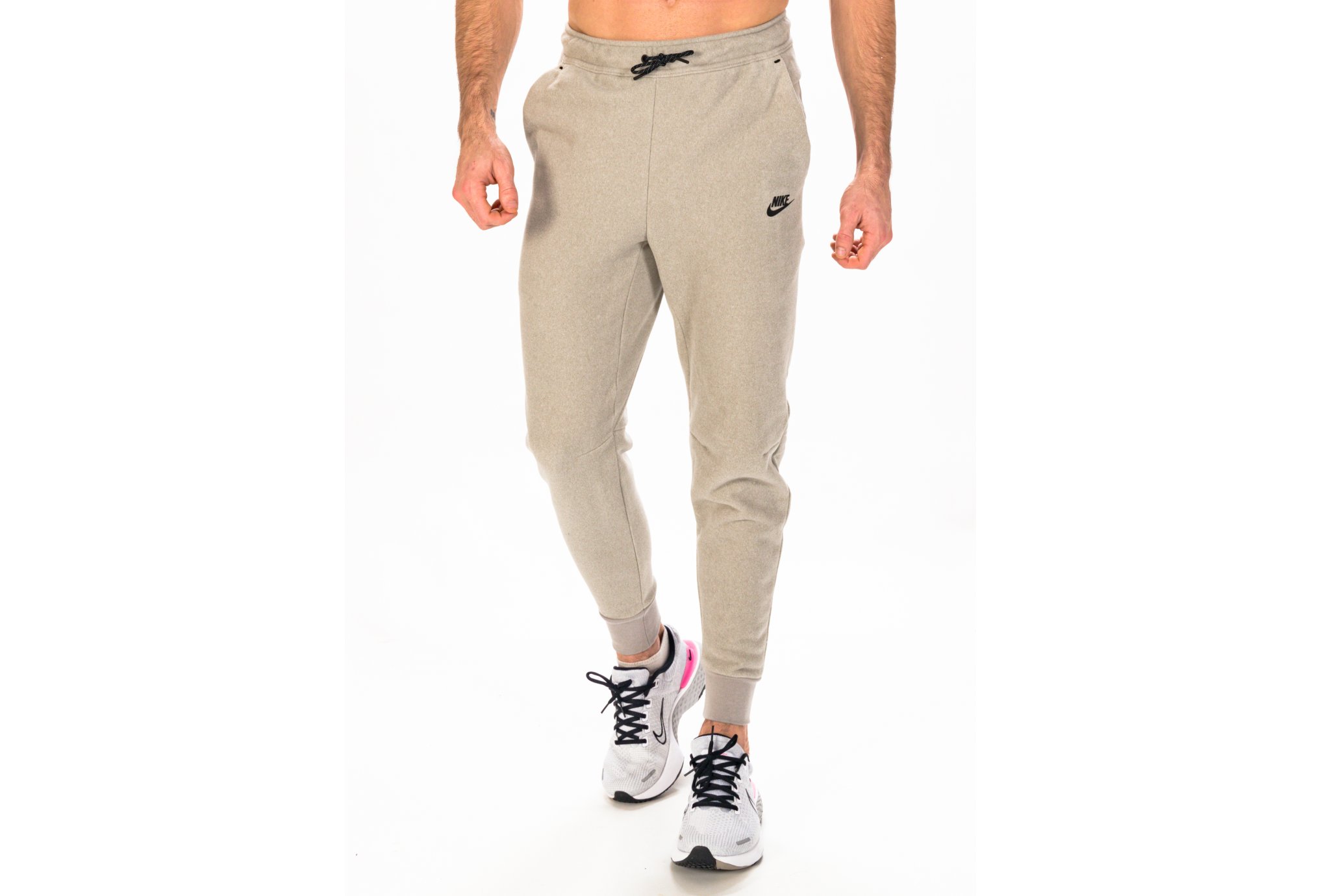 pantalon nike tech fleece beige