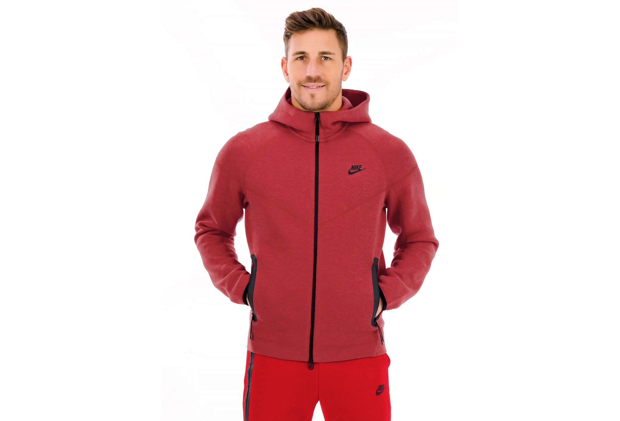 ウォーキング・ランニングウェア Nike Techfleece red set Buy Nike Sportswear Tech Fleece Windrunner Women's Full-Zip