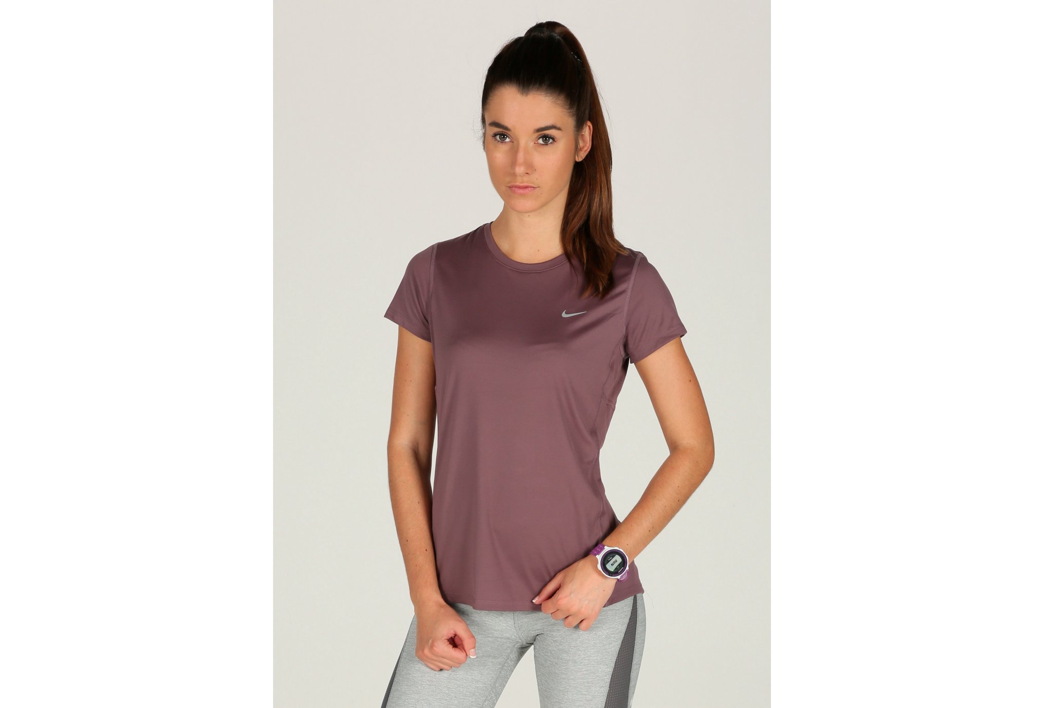 camiseta nike miler mujer